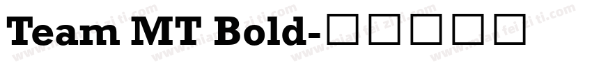 Team MT Bold字体转换
